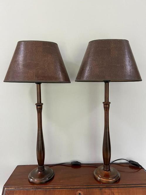 Set tafellampen, Huis en Inrichting, Lampen | Tafellampen, Zo goed als nieuw, 50 tot 75 cm, Overige materialen, Ophalen