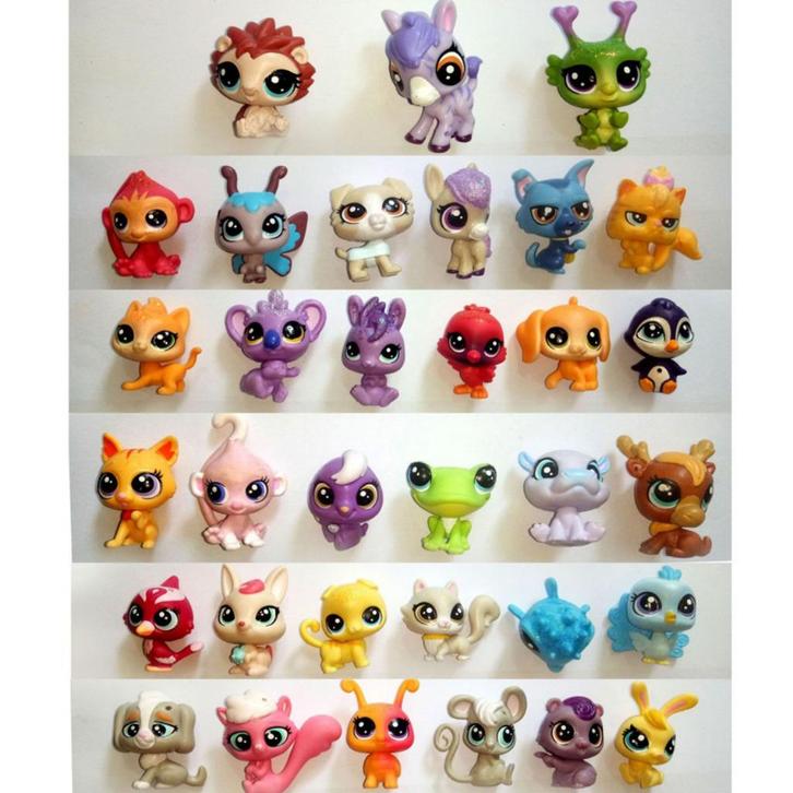 Figuurtjes LITTLE PETSHOP taartdecoratie sets à 5 figuurtjes, Hobby en Vrije tijd, Taarten en Cupcakes maken, Nieuw, Versiering