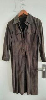 Marc cain suede lange jas, Ophalen of Verzenden, Zo goed als nieuw, Maat 38/40 (M)