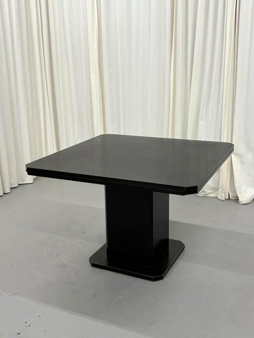 Moderne uitschuifbare eettafel, Huis en Inrichting, Tafels | Salontafels, Gebruikt, Minder dan 50 cm, 50 tot 100 cm, Rechthoekig