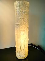 Italie Wit Iced Lamp Vloerlamp XXXL Opalino Rigato 1970, Ophalen