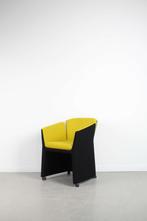 1x Montis Lotus Fauteuil Geel/Zwart Stof