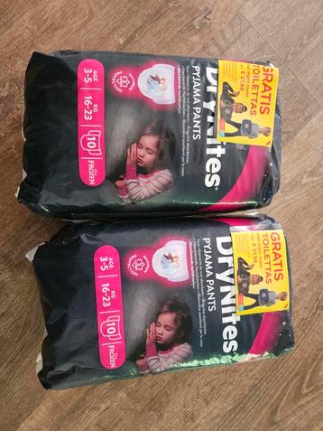Drynites pyjama pants meisje 3-5 jaar - 2 pakken beschikbaar voor biedingen