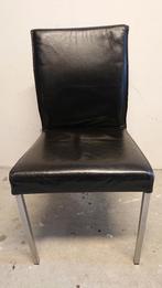 Eetkamerstoelen (4 stuks), Huis en Inrichting, Stoelen, Ophalen, Gebruikt, Zwart, Metaal