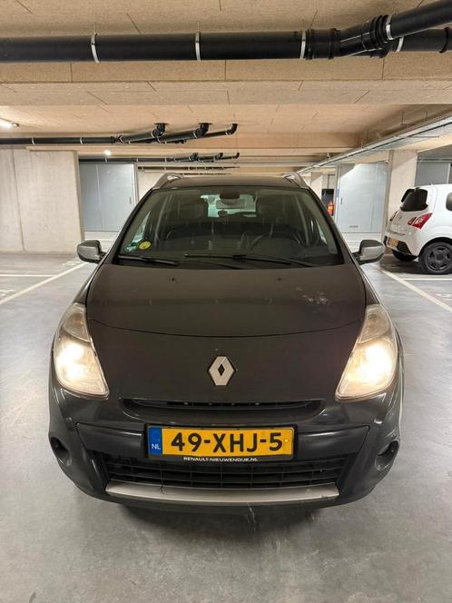 Renault Clio 1.5 DCI 65KW Estate 2012 Zwart, Auto's, Renault, Particulier, Clio, ABS, Airconditioning, Bluetooth, Boordcomputer