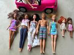 9x Barbie Mattel + Auto, Kinderen en Baby's, Speelgoed | Poppen, Ophalen of Verzenden, Zo goed als nieuw, Barbie
