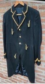 Carnavals slipjas maat S_M mooie zwart muziek instrumenten, Ophalen, Carnaval, Maat 48/50 (M), Zo goed als nieuw