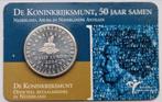 De Koninkrijksmunt vijfje 2004 in coincard, Postzegels en Munten, Munten | Nederland, Koningin Beatrix, Zilver, Euro's, Ophalen of Verzenden