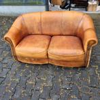 2x schapenleren bank vintage Joris + BEZORGING GRATIS