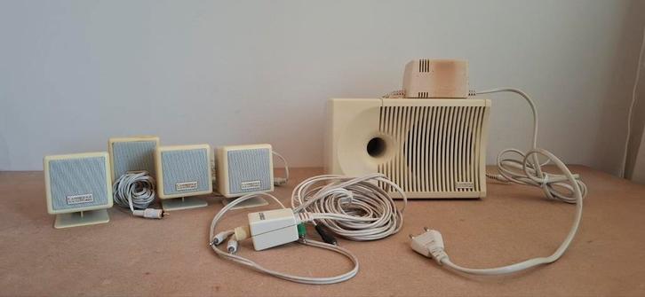Vintage Cambridge SoundWorks FPS1000 (4.1) – Henry Kloss, Computers en Software, Pc speakers, Ophalen