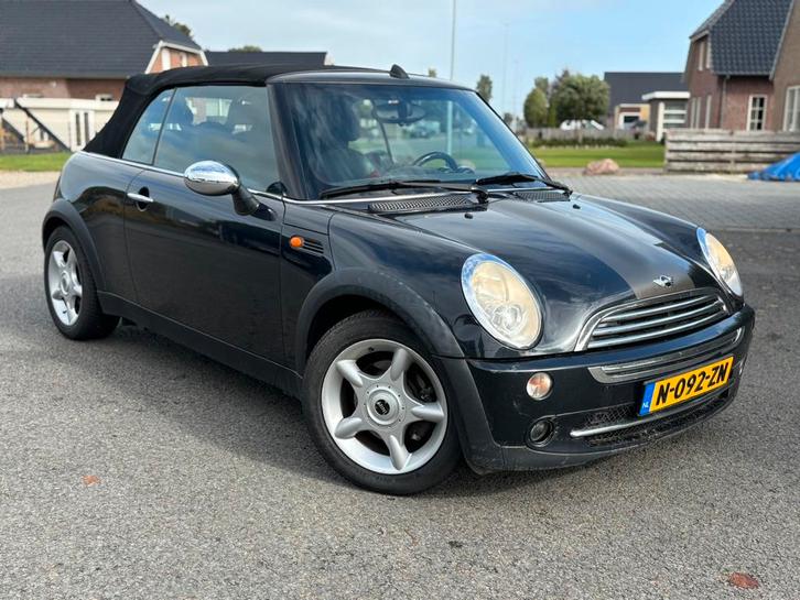 EINDEJAARSKNALLER  Mini Cabrio 1.6  Cooper / Klusser opgelet, Auto's, Mini, Bedrijf, Cabriolet, Geïmporteerd, Zwart, Ophalen