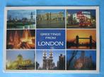 Ansichtkaart: Engeland, Greetings from LONDON, Verzamelen, Ansichtkaarten | Buitenland, Ophalen of Verzenden, 1980 tot heden, Gelopen