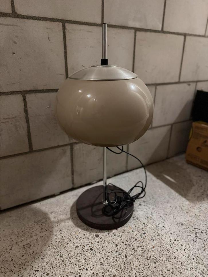 Dijkstra Atomic Mushroom Lamp, 1970s, Huis en Inrichting, Lampen | Tafellampen, Zo goed als nieuw, 50 tot 75 cm, Metaal, Ophalen of Verzenden
