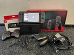 Nintendo Switch V2 grijs incl. accessoires, Spelcomputers en Games, Spelcomputers | Nintendo Switch, Switch 2019 Upgrade, Met 2 controllers