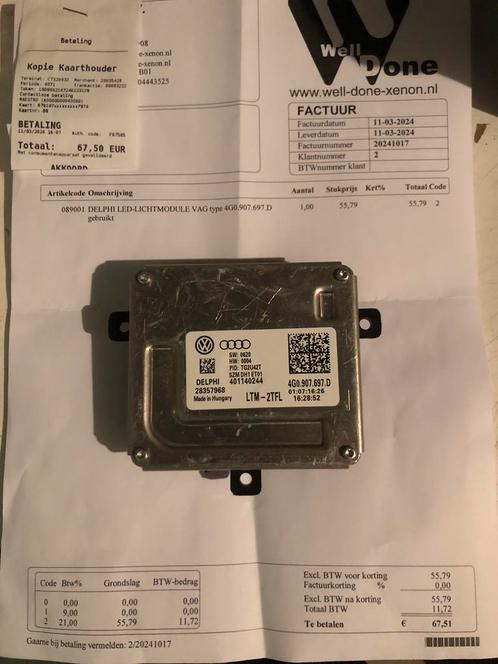 AUDI XENON LED DRL MODULE KOPLAMP A4 A5 A6 Q3 Q5, Auto-onderdelen, Verlichting, Audi, Nieuw, Ophalen of Verzenden