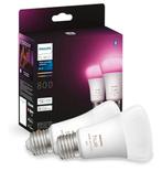 4x Philips Hue E27 White & Color Ambiance, Huis en Inrichting, Lampen | Losse lampen, Ophalen of Verzenden, Zo goed als nieuw