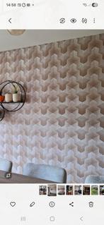 vintage/ retro kwaliteitsbehang restanten, Huis en Inrichting, Stoffering | Behang, Ophalen of Verzenden, Beige