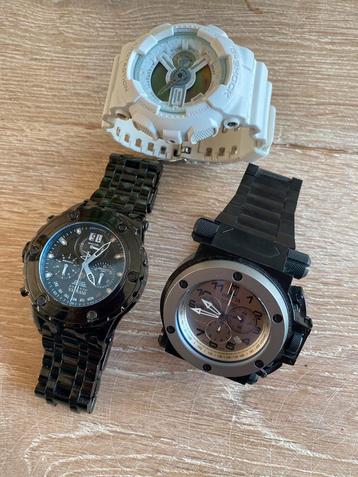Invicta en Casio horloges beschikbaar voor biedingen