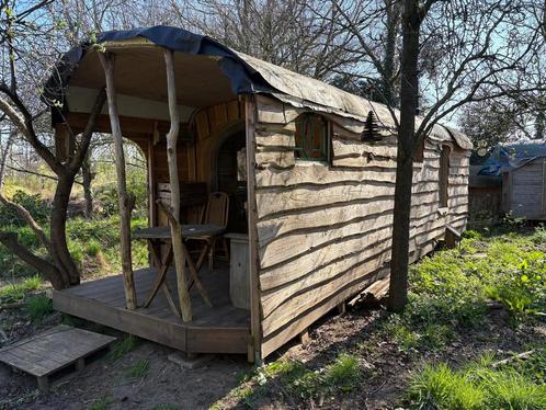 Pipowagen / Tiny House - Uniek!, Caravans en Kamperen, Stacaravans, tot en met 2, Ophalen