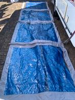 4 delig windscherm Obelink 5 meter met doorzichtige ramen, Ophalen of Verzenden, Gebruikt