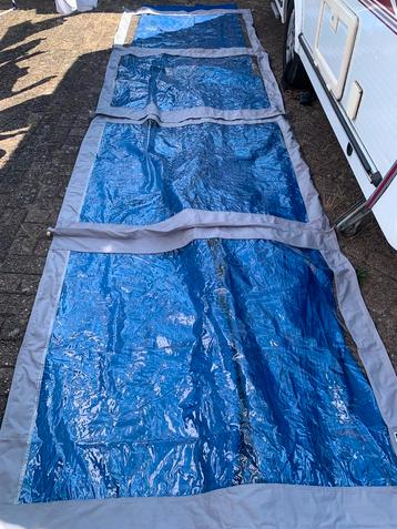 4 delig windscherm Obelink 5 meter met doorzichtige ramen beschikbaar voor biedingen