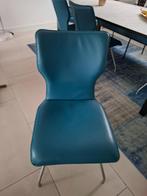 6 prachtige leren eetkamerstoelen en bank, Huis en Inrichting, Stoelen, Ophalen, Zo goed als nieuw, Overige kleuren, Vijf, Zes of meer stoelen