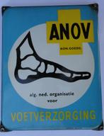 Emaile muurbord ANOV voetverzorging, Antiek en Kunst, Ophalen of Verzenden
