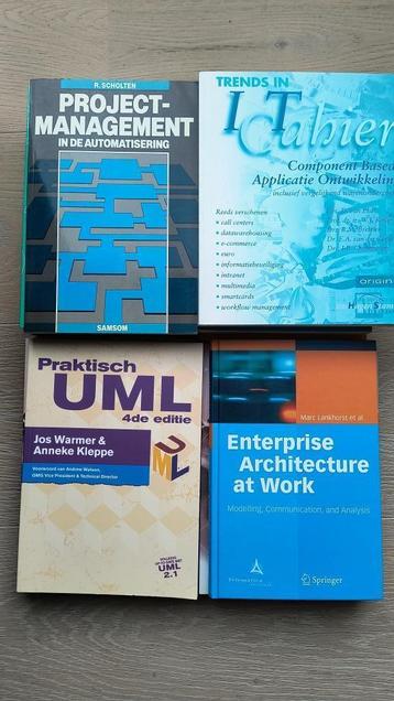 Projectmanagement, UML, IT cahier.Enterprice architecture at beschikbaar voor biedingen