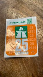 Zwitserland Jaar 2025 Vignet, Tickets en Kaartjes, Autovignetten, Eén persoon