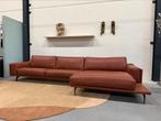 Nieuwstaat Leolux Bellice Hoekbank Senso Rust leer Bank 380