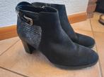 ARA Zwarte Leren Enkellaarsjes Maat 6.5 Nieuw, ARA, Zwart, Lage of Enkellaarzen, Nieuw