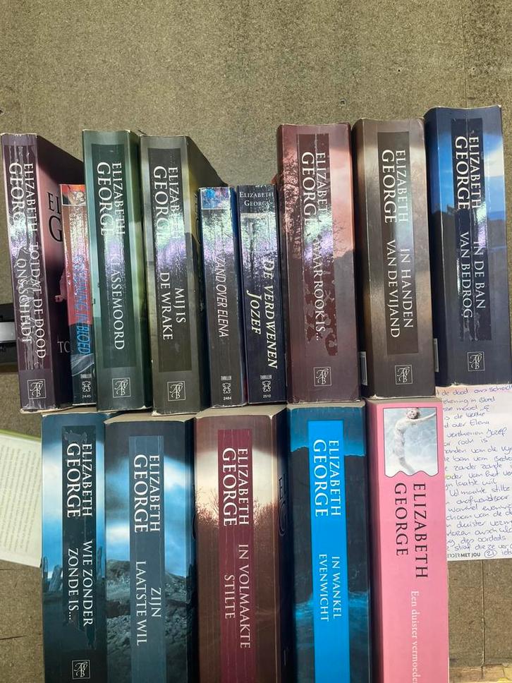 Elizabeth George - Een duister vermoeden, Boeken, Thrillers, Zo goed als nieuw, Nederland, Ophalen of Verzenden