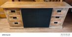 Dressoir Nashville 200 cm. Mangohout., Ophalen, Meubel Outlet Meppel, Info@meubeloutletmeppel.nl, 150 tot 200 cm