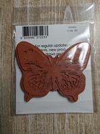 Indioblu rubber stamp flutterby vlinder, Ophalen of Verzenden, Zo goed als nieuw