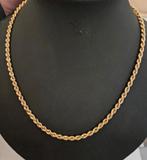 Goud ketting, Sieraden, Tassen en Uiterlijk, Kettingen, Ophalen, Zo goed als nieuw, Goud, Goud