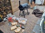 Jamestown offset smoker charlton inc afdekhoes, Tuin en Terras, Houtskoolbarbecues, Gebruikt, Ophalen