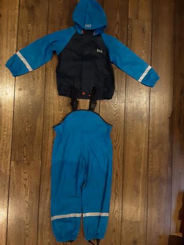 Helly hansen regenpak jas en broek buitenspeelpak 116 beschikbaar voor biedingen