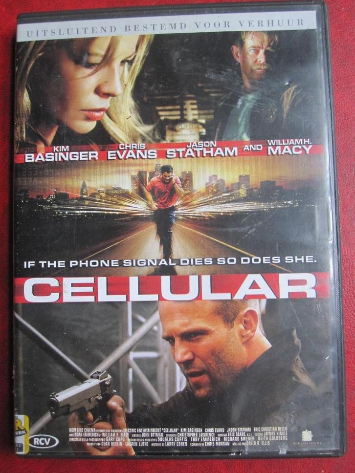 Cellular (2004), Cd's en Dvd's, Dvd's | Thrillers en Misdaad, Zo goed als nieuw, Actiethriller, Vanaf 16 jaar, Ophalen of Verzenden