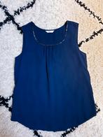 Nieuw Miss Etam dobkerblauwe blouse met kraaltjes maat S, Blauw, Nieuw, Ophalen of Verzenden, Maat 36 (S)