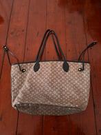 Louis Vuitton neverfull blaue grijs, Ophalen of Verzenden, Gebruikt, Grijs, Leer