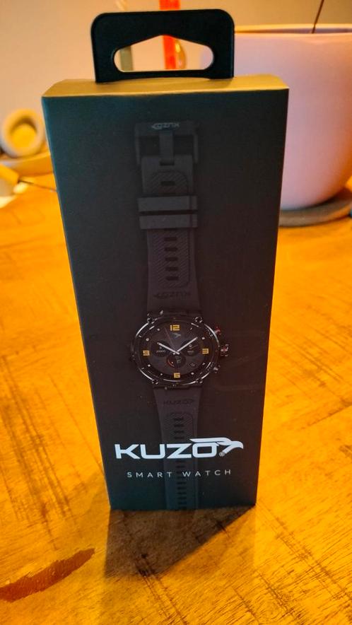 Kuzo Smart Watch, Sieraden, Tassen en Uiterlijk, Sporthorloges, Gebruikt, Android, Zwart, Ophalen of Verzenden