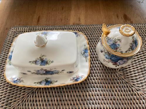 Royal Albert MOONLIGHT ROSE BOTERVLOOT EN MEER !!!!, Verzamelen, Porselein, Kristal en Bestek, Zo goed als nieuw, Ophalen
