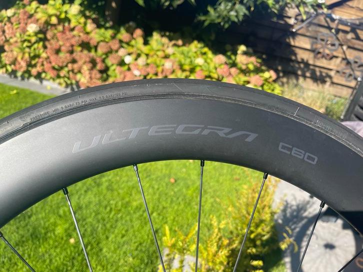 Ultegra C60 voorwiel - Zo goed als nieuw!, Fietsen en Brommers, Fietsonderdelen, Zo goed als nieuw, Racefiets, Wiel, Ophalen of Verzenden