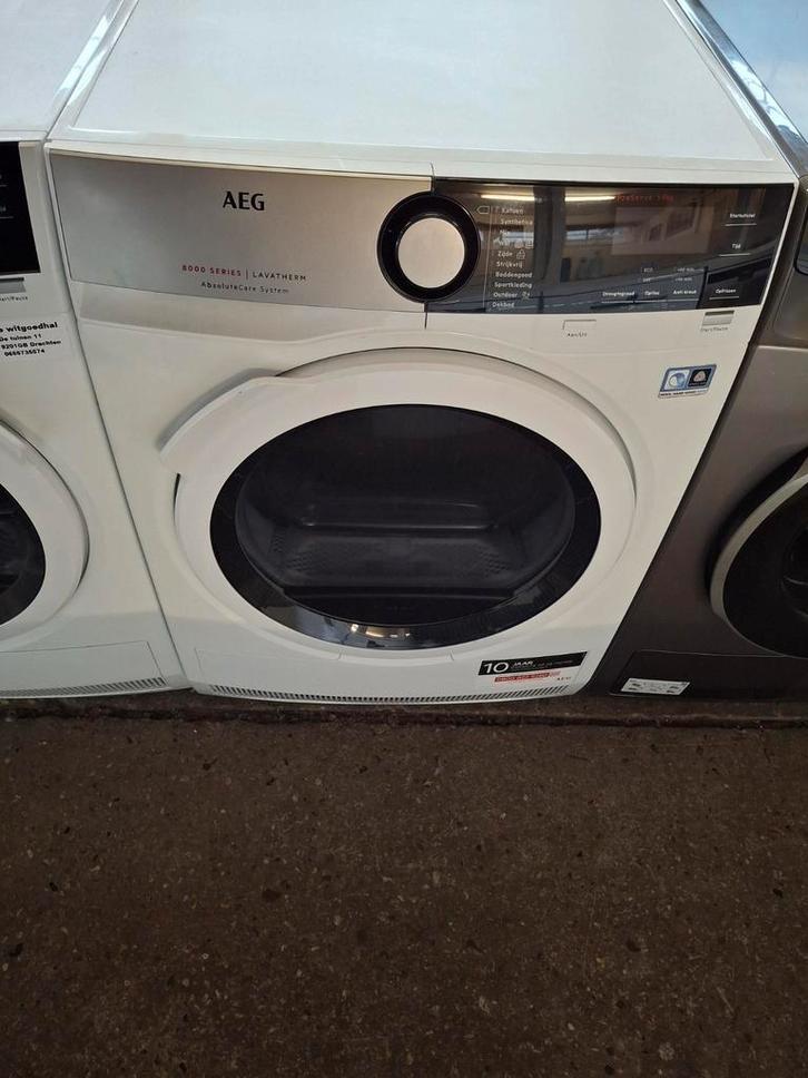 Aeg warmtepompdroger 8000 serie, Witgoed en Apparatuur, Wasdrogers, Zo goed als nieuw, Condens, Voorlader, 6 tot 8 kg, Minder dan 85 cm