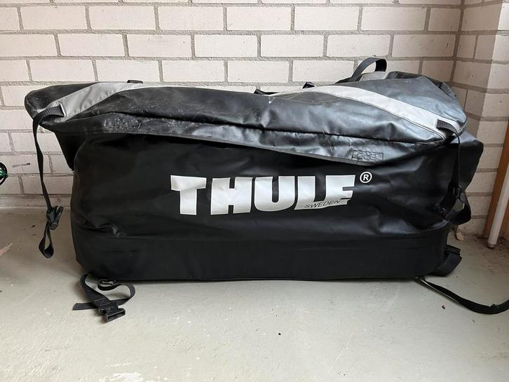 Drager + Opvouwbare Thule EasyBag, Auto diversen, Dakkoffers, Gebruikt, Ophalen of Verzenden