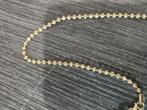14 k gouden balletjes ketting 12,8 gram 60 cm, Sieraden, Tassen en Uiterlijk, Kettingen, Ophalen of Verzenden, Nieuw, Goud, Goud
