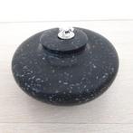 Nieuwe, ongebruikte donkergrijze olielamp, diameter 17 cm, Overige materialen, Nieuw, Ophalen of Verzenden, Grijs