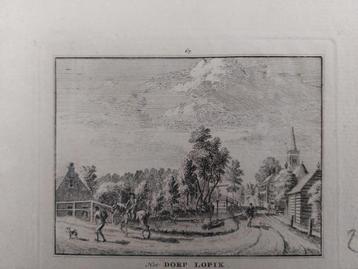 67 / Het dorp Lopik Kopergravure uit 1773 Hendrik Spilman beschikbaar voor biedingen