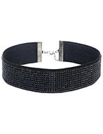 Diva Choker Black, Sieraden, Tassen en Uiterlijk, Kettingen, Verzenden, Nieuw, Zwart, Overige materialen