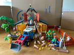 Playmobil Boerderij 3072 en tractor met hooiwagen 3073, Ophalen of Verzenden, Gebruikt, Complete set